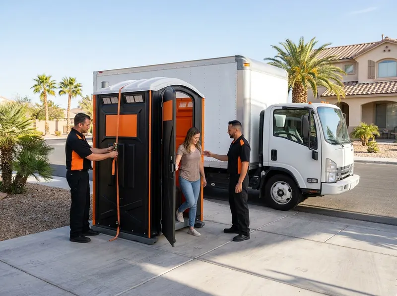 Flushing Deluxe Portable Toilet Rental in Las Vegas, NV