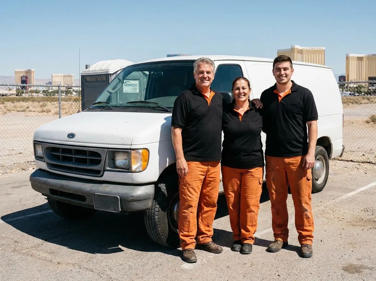 The PrimeCity Potty Group team โ portable toilet supplier in Las Vegas, NV